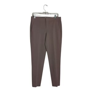 Helmut Lang Brown Slim Straight Ankle Trousers Women’s Size 4